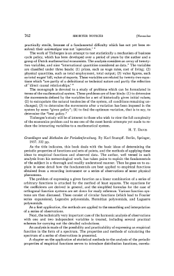 SHORTER NOTICES practically sterile, because of a fundamental