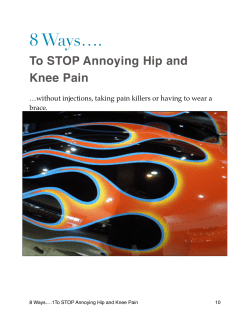 8 ways to stop hip and knee pain - Pinnacle Physical Therapy Boulder