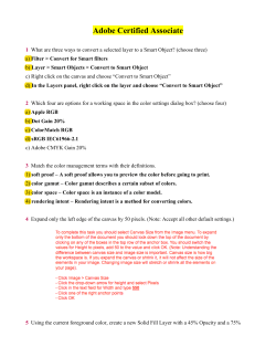 Adobe Certified Associate