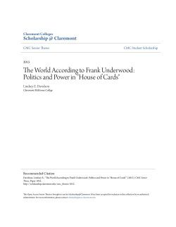 The World According to Frank Underwood