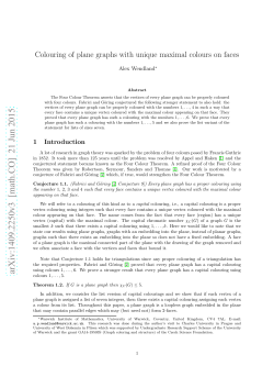Colouring of plane graphs with unique maximal colours on faces