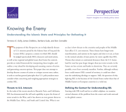 Knowing the Enemy - RAND Corporation