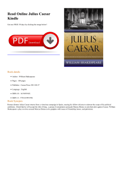 Read Online Julius Caesar Kindle
