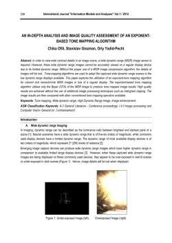 An In-depth Analysis and Image Quality Assessment of an Exponent