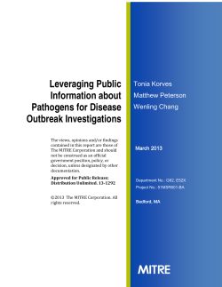 Leveraging Public Information about Pathogens for Disease
