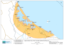Approximate Area of the Tauranga Geothermal Resource