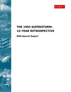 The 1993 Superstorm: 15-Year Retrospective
