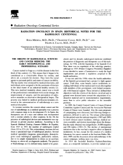 l Radiation Oncology Centennial Series