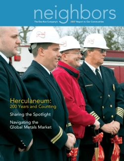 2007 Neighbors Report to Our Communities