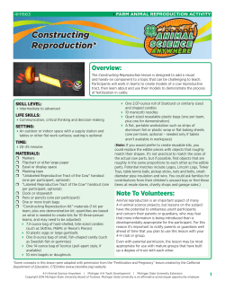 4H1663 Farm Animal Reproduction Activity