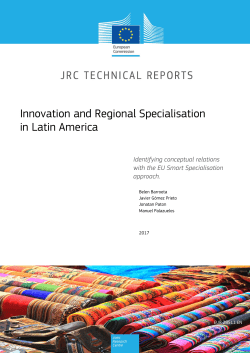 Innovation and Regional Specialisation in Latin America