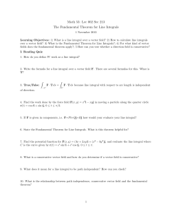 Lec 002 Sec 213 The Fundamental Theorem for Line Integrals