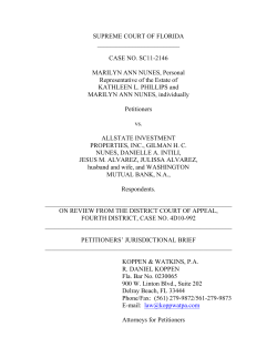 SUPREME COURT OF FLORIDA