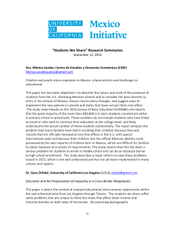 to view the SWS Research Summary (English) - UC