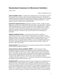 Standardized Vocabulary for Mechanical