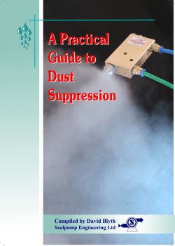 Kolour GoWeb - Dust Suppression Booklet