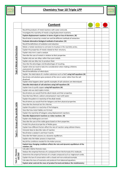 Content - Sedgefield Community College