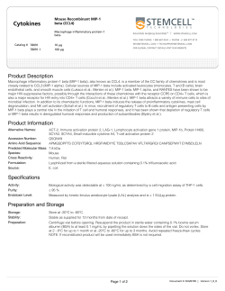 Cytokines PIS - STEMCELL Technologies
