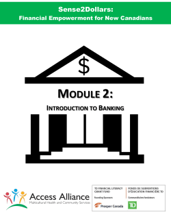 module 2 - Access Alliance