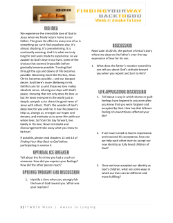 Small Group Questions - Holt Christian Church