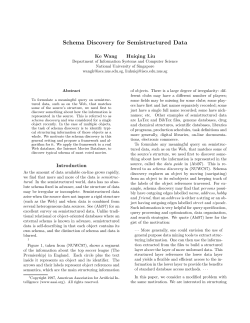 Schema Discovery for Semistructured Data