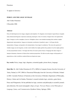 Peirce and the Logic of Image
