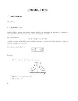Potential Flows