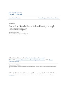 Pasqualino Settebellezze: Italian Identity through