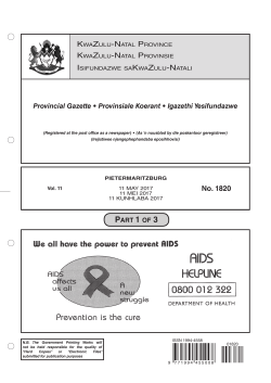 gazette - Government Printing Works