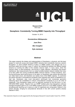 Geosphere: Consistently Turning MIMO Capacity into Throughput