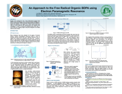 An Approach to the Free Radical Organic BDPA using Electron