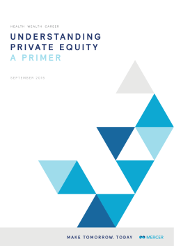 understanding private equity a primer