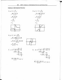(x- 2)(x + 2) + 4 (2~+ 6x)