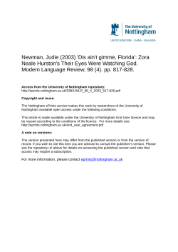 - Nottingham ePrints