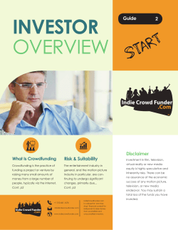 investor overview - Indie Crowd Funder