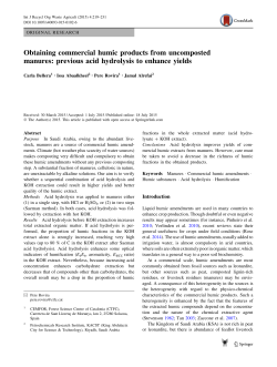 Obtaining commercial humic products from uncomposted manures