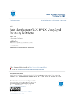 Fault Identification of LCC HVDC Using Signal