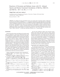 Reactions of Zirconium and Hafnium Atoms with CO: Infrared