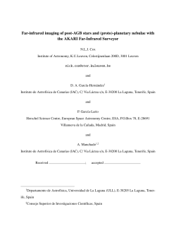 Far-infrared imaging of post-AGB stars and (proto)-planetary