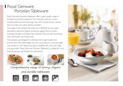 Royal Genware Porcelain Tableware