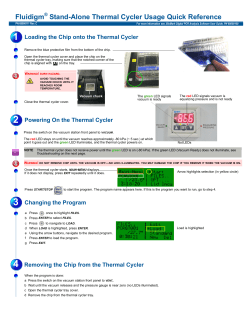 Stand-Alone Thermal Cycler