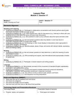 Lesson Plan - Queens Library