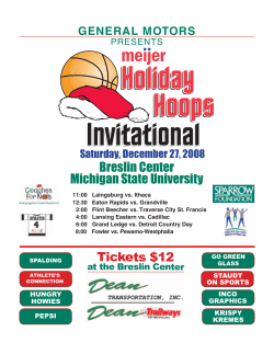 Breslin Center Michigan State University Tickets $12