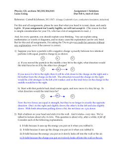 Solutions. - UMD Physics