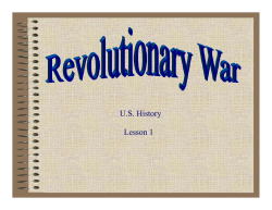 US History Lesson 1