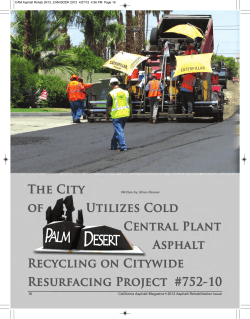 CAM Asphalt Rehab 2K12_CAM BOOK 2012