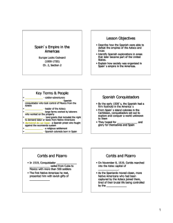 Spain`s Empires in the America`s