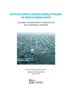 ISS Report on Katrina Response