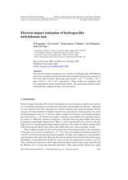 Electron impact ionization of hydrogen