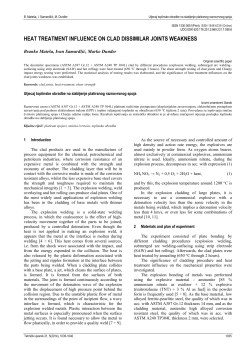 heat treatment influence on clad dissimilar joints weakness